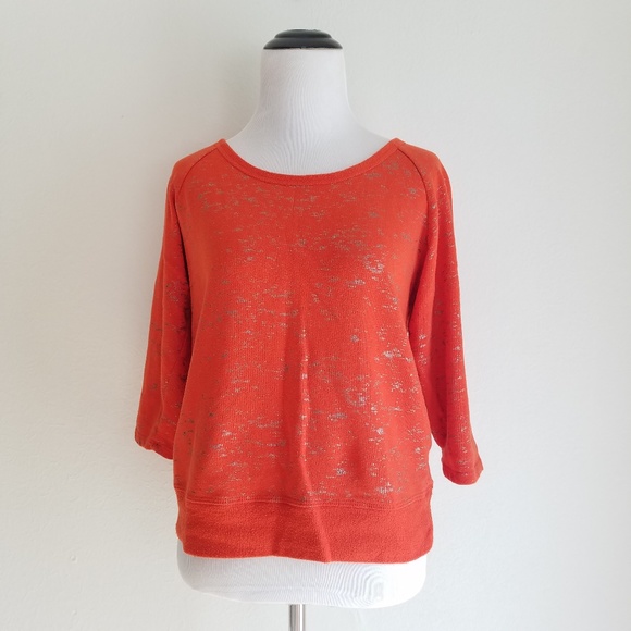 Xhilaration Sweaters - Xhilaration Orange and Bronze Sweatshirt